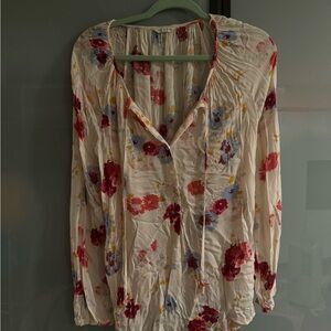 floral blouse